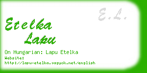 etelka lapu business card